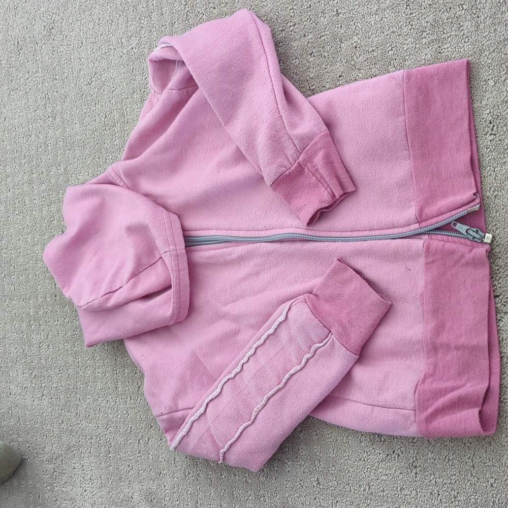 Nano zip up hoodie, size 5